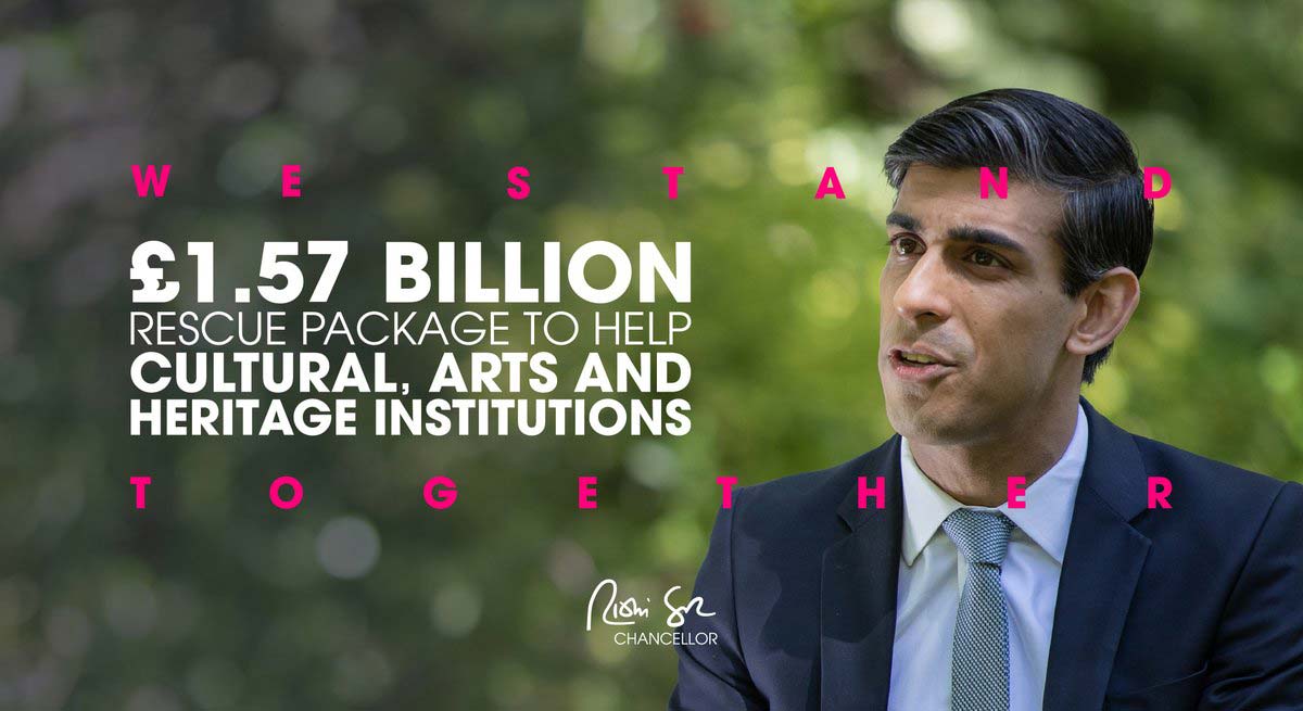 We Stand Together | £1.57 Billion for Cultural, Arts and Heritage Instituions | Rishi Sunak