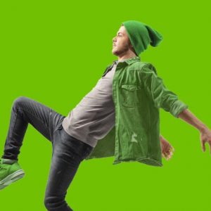 NAFS In Person Program | Dancer on green background