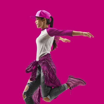 NAFS Online Program | Dancer on pink background